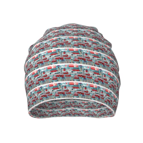 sackhg I Like London Print Winter Beanie Hat Men Women Soft Lightweight Thermal Cap for Outdoor Skiing Wear Black