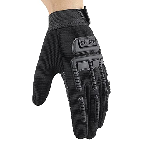 Long Keeper Kids Cycling Tactical Gloves – Boys Sport Climbing Fishing Gloves Anti Slip Full Finger Gloves