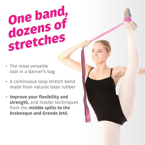 The PlumBand Stretch Band for Dance and Ballet – Premium Gift-Ready Package - Sizes for Kids & Adults – Improve Your Split...