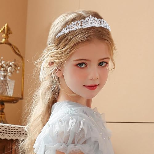 TOBATOBA Silver Tiara Crowns for Women Girls Wedding Tiara Princess Tiara for Wedding Prom Quinceanera Birthday Crown Hall...