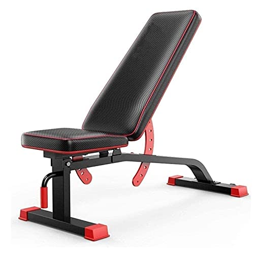 SLGGPJBU Weight Bench Adjustable Workout Bench - Multifunctional Dumbbell Bench, Sit Up Bench Foldable Fitness Training We...