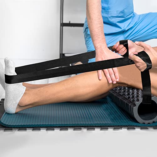 Extremity Mobilization Belt Manual Traction Mobility Strap Adjustable Fun Gait Belts for Stretching Yoga Leg Shoulder Exer...