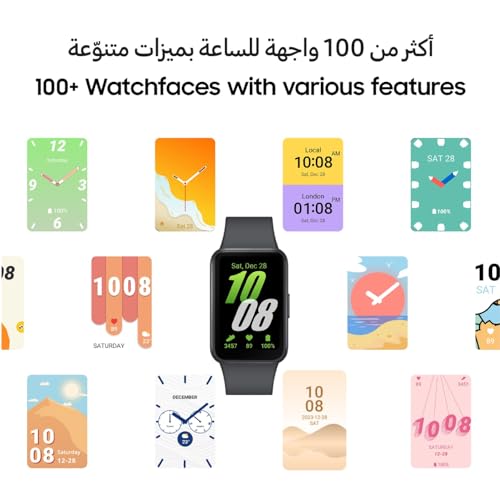 SAMSUNG Galaxy FIT 3 [2025, 40MM] 1.6" AMOLED Display | IP68 Water Resistant | 14 Days Battery Life | 100+ Watchfaces | 10...