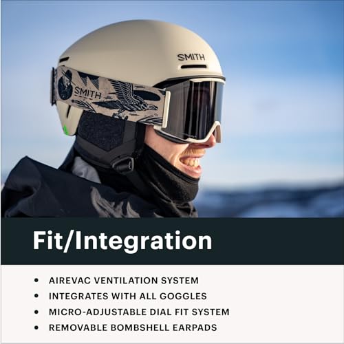 Smith Rodeo Snow Helmet – Adult Ski & Snowboard Helmet with MIPS Technology, Adjustable Fit, Ear Padding & Ventilation – H...