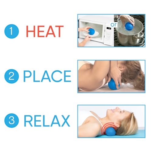 Dr. Cohen’s Heatable Deep Tissue Massage Ball - acuBall Trigger Point Massage Therapy for Myofascial Release and Exercise...