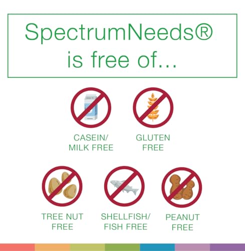 SpectrumNeeds® by NeuroNeeds – Comprehensive Nutritional Support with 33 Active Ingredients for Overall Well-Being Lemon F...