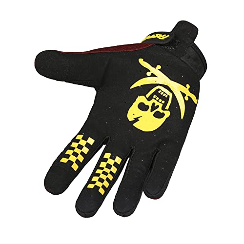 EXCEREY Skull Cycling Gloves Mountain Bike Gloves for Outdoor Sports, Driving, Climbing for Men & Women