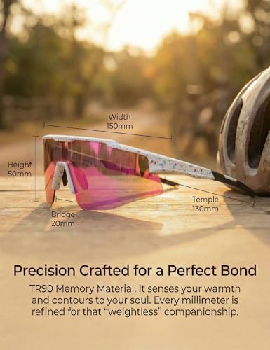 BangLong Polarized Sports Sunglasses for Men Women - UV400 Protection Sun Glasses for Cycling Running Baseball Fishing Hiking