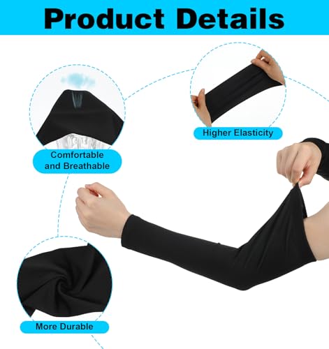Arm Pads for Volleyball, Compression Youth Volleyball Arm Sleeves for Teen Girls, UV Sun Protection & Moisture Wicking, Li...