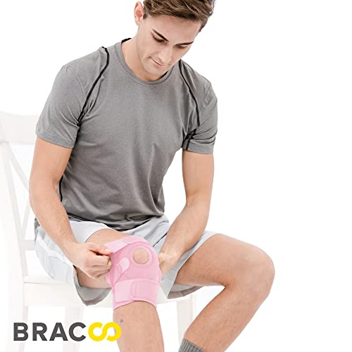 Bracoo Knee Support Brace for Men Women, Adjustable Compression Sleeve Wrap Patellar Pad Tendon - Arthritis Pain, meniscus...
