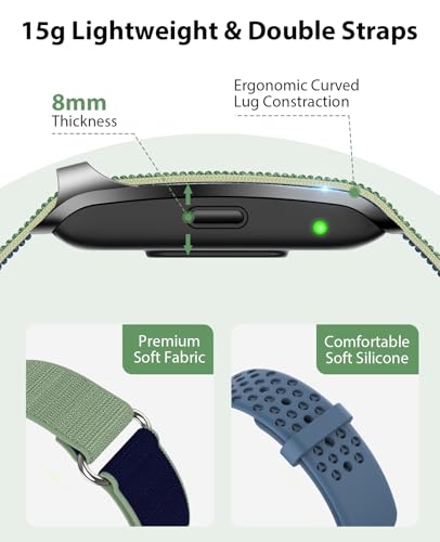 Smart Bracelet, Wearable Activity & Fitness Tracker Band, 24H Sleep Tracker, All-Day Continuous Heart Rate Blood Pressure ...