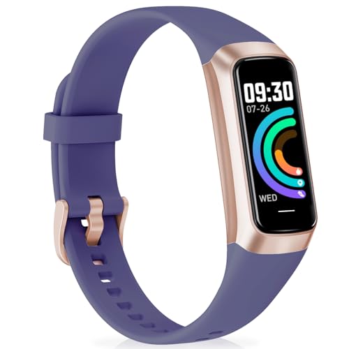 Fitness Tracker with 24/7Heart Rate, Blood Pressure, Sleep Tracking, Calorie, Activity Tracker with 1.1" AMOLED Color Scre...