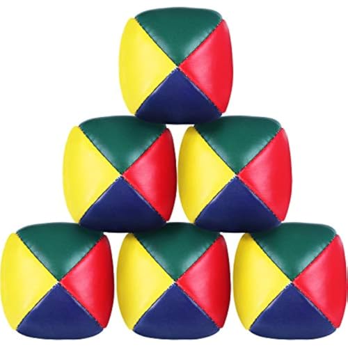 6 Packs Juggling Balls Set for Beginners, Quality Mini Durable Juggle Ball Kit, Soft and Easy for Beginners Juggle
