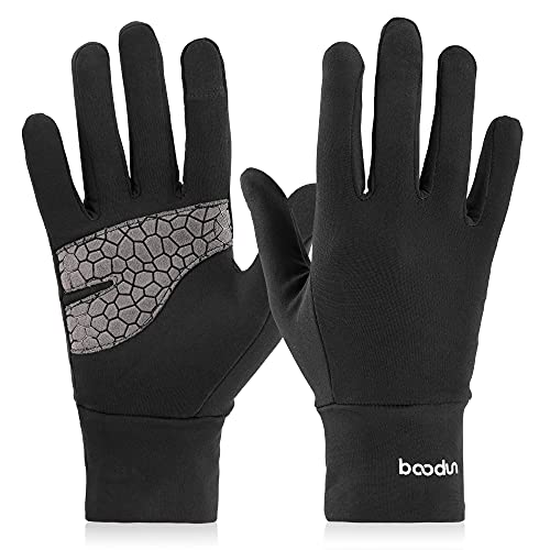 Arcweg Running Gloves Winter Thermal Anti-Slip Touchscreen Gloves Fleece Lining Gloves Men Women for Walking Cycling Driving