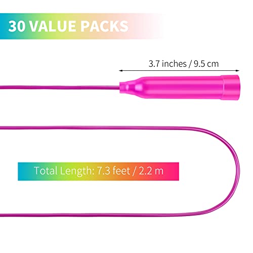 Aneco 30 Pack Kids Jump Rope Set 7.3 Feet Outdoor Jump Ropes Colorful Kids Jumping Ropes Great Sports Activities Birthday ...