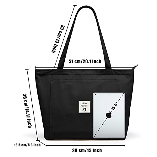 WLLWOO WLLWOO Yoga Bags for Women with Yoga Mats Bags Carrier Carryall Canvas Tote for Pilates Shoulder for Travel Office ...