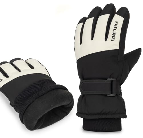 CXQRR Kids Winter Snow Ski Gloves Boys Girls Warm Waterproof Breathable Gloves for Outdoor Sports 5-10Y