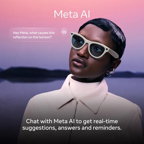 Ray-Ban Meta (Gen 2), Wayfarer, Shiny Black | Smart AI Glasses for Men, Women — 2X Battery Life — 3K Ultra HD Resolution a...