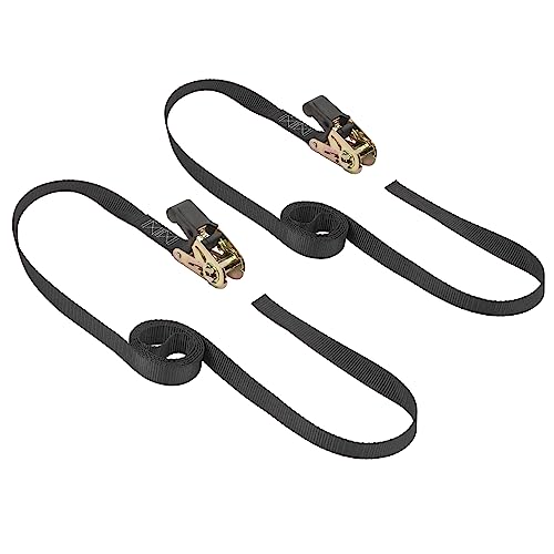 PowerTye MFG - Endless Ratchet Straps - 1in x 7ft No Hooks, Premium Tie Down Straps for Motorcycle, Kayak, Truck & Trailer...