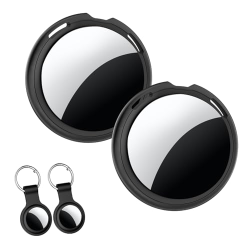 2 Pack Tracker Tag [Apple MFi Certified] Pair with Apple Find My (iOS Only) Air Bluetooth Smart Tag Key Finder Item Locato...