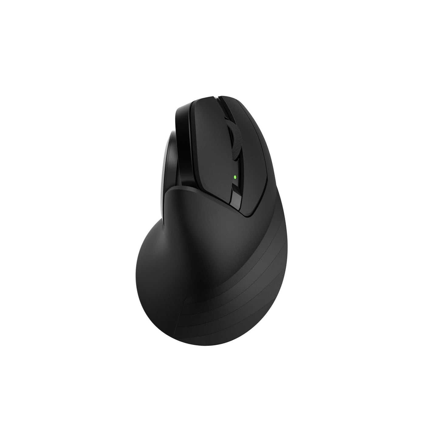 Mojo Master Grip Rechargeable Silent Vertical Mouse - Bluetooth/Wireless Ergonomic Mouse W/Adjustable Sensitivity And Quiet Butt