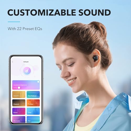 Soundcore by Anker A20i True Wireless Earbuds, Bluetooth 5.3, App, Customized Sound, 28H Long Playtime, Water-Resistant, 2...