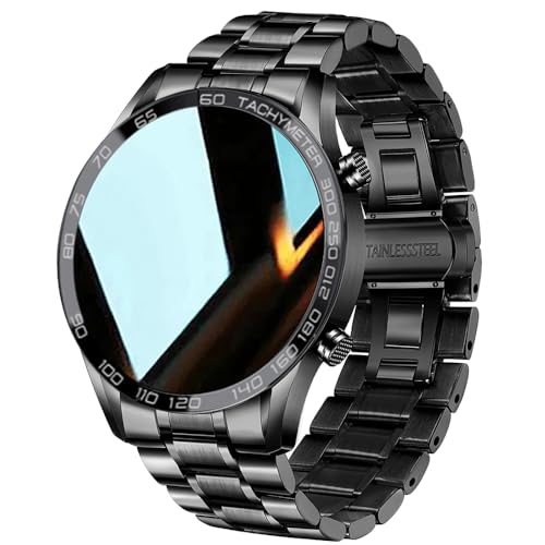 FILIEKEU Men Smart Watch for Android iOS, Bluetooth Calls Voice Chat with Heart Rate/Sleep Monitor Fitness Tracker, 1.3" F...