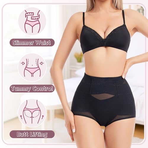 Yekartary Tummy Control Shapewear Women Seamless Panties Compression Waist Body Shaper Briefs Underwear Girdle Panty