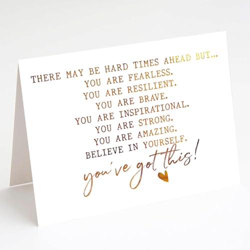 PUGAILA Heartfelt Encouragement&Support Card, Sympathy, Get Well, Affirmation, Positive Sobriety, Thinking of You, Speedy ...