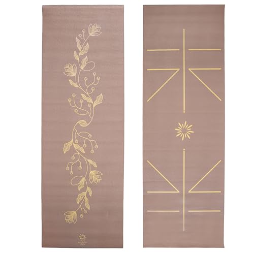 Ascend Yoga Mat - Premium 6mm Thick, 72" x 24", Solid or Reversible Print, Non Slip, Tear Resistant, Workout Mats for Pila...