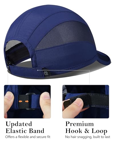 GADIEMKENSD Quick Dry Run Hat Cooling Breathable Mesh