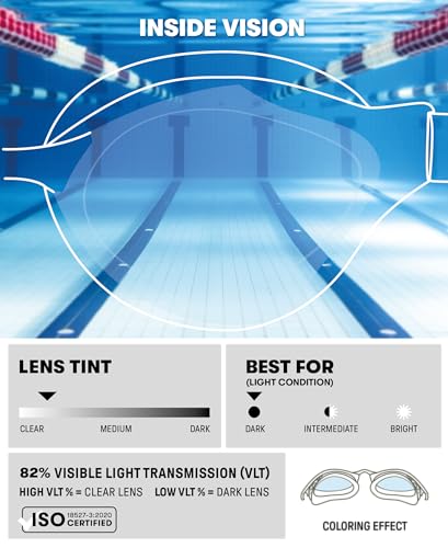 ARENA Unisex Kids Junior Air Mirror Swim Goggles for Swimming Ages 6 to 12 Air Seals Anti-Fog Coated Lens Adjustable Strap