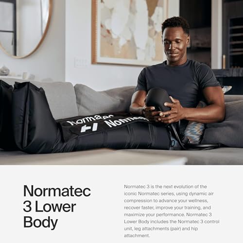 Hyperice Normatec 3 - Recovery System with Patented Dynamic Compression Massage Technology (Normatec 3 Lower Body (Standar...
