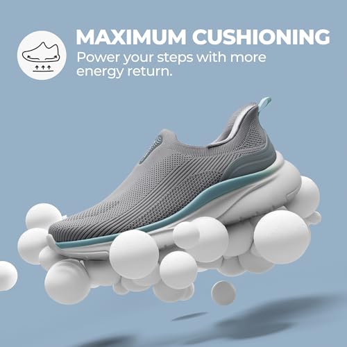 NORTIV 8 Women's Slip on Walking Shoes Hands Free Non-Slip Lightweight Gym Workout Casual Comfort Breathable Running Tenni...