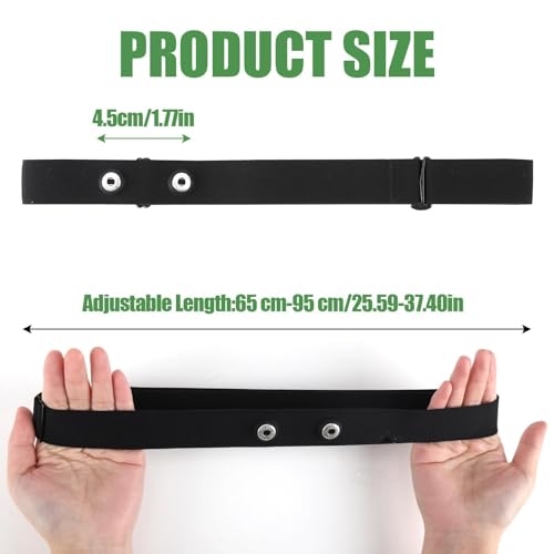 Heart Rate Monitor Chest Band for Polar H10 H9 H7, Adjustable Waterproof Replacement Chest Strap Compatible with Polar Garmin