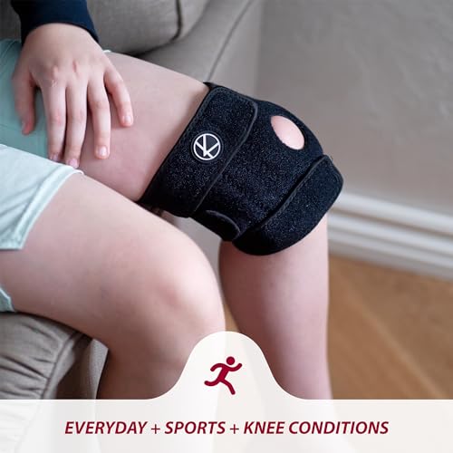 KARM Kids Knee Brace - Osgood Schlatter Knee Brace Youth for Kids, Sports, Pain, Arthritis, Patella, Meniscus Tear, MCL, A...