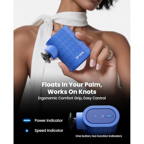 BOB AND BRAD P5 Mini Massage Gun – Travel Size Deep Tissue Percussion Massager for Pain Relief & Recovery, FSA-HSA Eligibl...