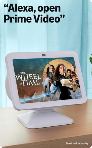 Amazon Echo Show 8, With Spatial Audio, Smart Home Hub, ideal for open living spaces, Designed for Alexa+, Glacier White