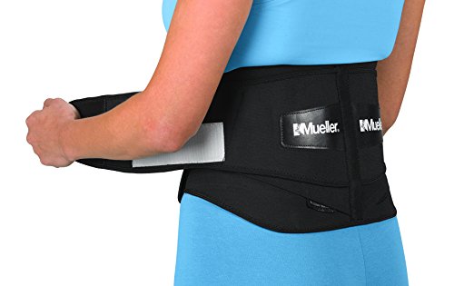 MUELLER Sports Medicine Adjustable Lumbar Back Brace with Removable Pad, Back Pain Relief Support for Men and Women, Ideal...