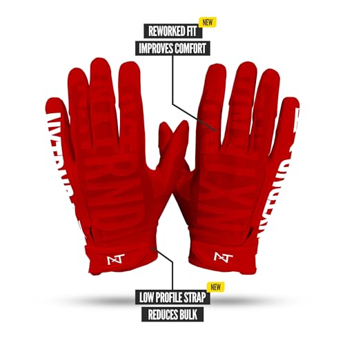 Nxtrnd G1 Pro Men's Football Gloves, Adult Sticky Receiver Gloves