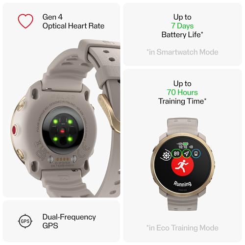 Polar Vantage M3 – Multi-Sport Smartwatch with AMOLED Display, Dual-Frequency GPS, Turn-by-Turn Navigation, Up to 7-Day Ba...