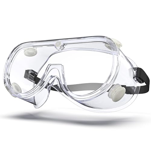 VOOVAO Anti-fog Safety Goggles,Adjustable Chemistry Lab Goggles