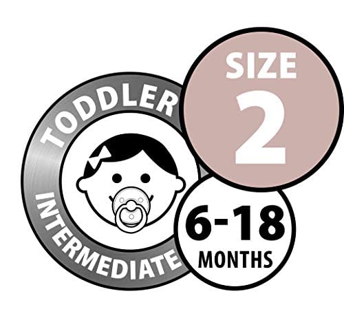 BIBS Pacifiers Colour Collection | Natural Rubber Baby Pacifier | Set of 2 BPA-Free Soothers | Made in Denmark | 6+ Months (Pack of 2) | Heather