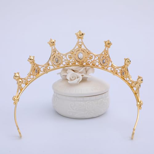 FORSEVEN Crystal Tiaras Birthday Crown for Women Wedding Rhinestones Princess Party Headbands Hair Accessories for Women H...