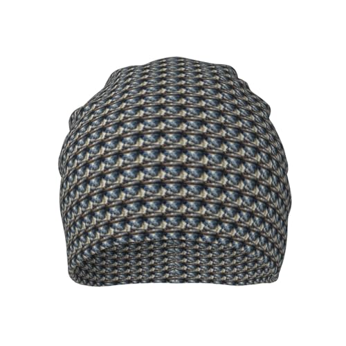 sackhg Steam Train Clouds Print Winter Beanie Hat Men Women Soft Lightweight Thermal Cap for Outdoor Skiing Wear Black