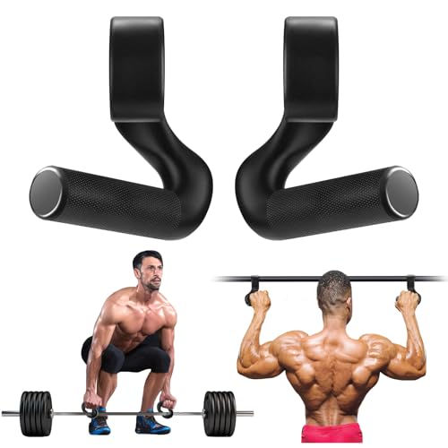Rolitwils Neutral Grip Pull Up Handles - Heavy Duty Multi-Purpose Handles for Pull Ups & Deadlifts - Ergonomic Workout Han...