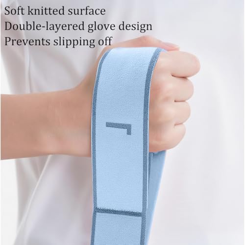 2026 Upgrade Fitness Resistance Band for Stretching and Yoga, Elastic Yoga Stretching Strap with Loops Handle, Adjustable ...
