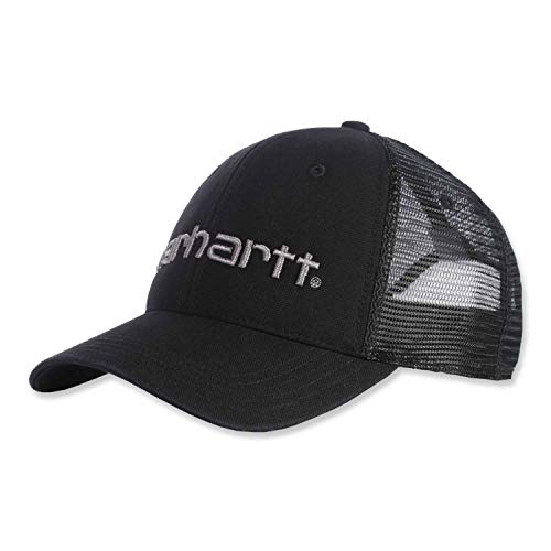 Carhartt Men's Canvas Mesh-Back Logo Graphic Cap