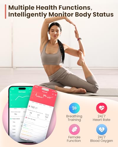 DEKELIFE Fitness Watches for Women, Fitness Tracker with Heart Rate/SpO2 Monitor, Smart Watches for Women with Sleep/Step ...