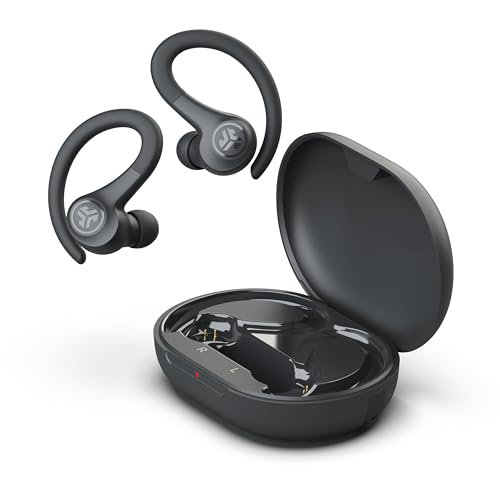 JLab Go Sport+ Wireless Workout Earbuds Featuring C3 Clear Calling, Secure Earhook Sport Design, 35+ Hour Bluetooth Playti...